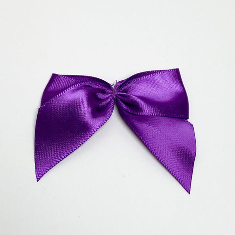 Satin bow "Violet"