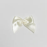 Satin Schleife "Ecru"