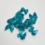 Satin bow "Turquoise"