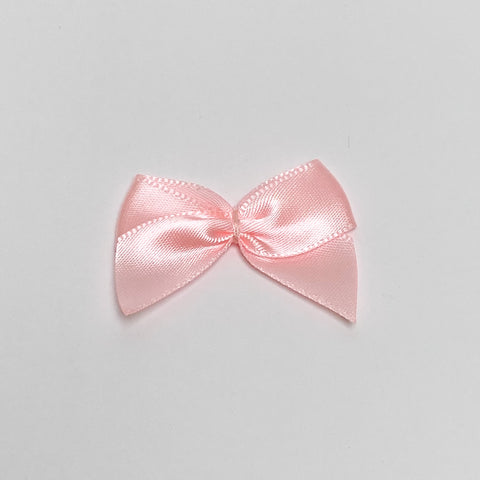 Satin bow "Light pink"