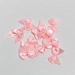 Satin bow "Light pink"