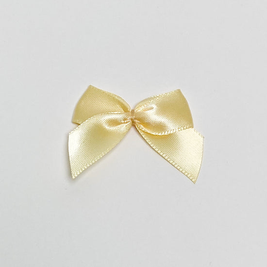 Noeud satin "Vanille"