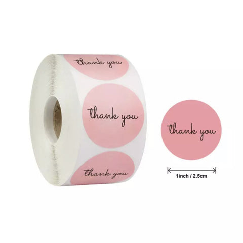 "Thank you" Sticker (10 Sticker)