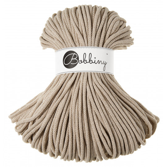 Beige / Flechtkordel 5MM 100M