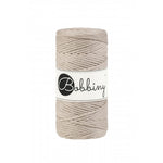 Beige / MACRAMEE CORD 3MM 100M 