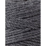 Charcoal / MAKRAMEE-SCHNÜRE 3PLY 3MM 100M