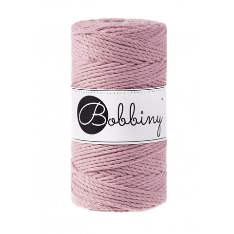 Dusty Pink / MACRAME CORDS 3PLY 3MM 100M 