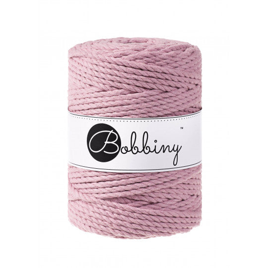 Dusty Pink / MAKRAMEE-SCHNÜRE 3PLY 5MM 100M