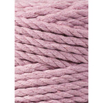 Rose Poudré / CORDON MACRAMÉE 3PLIS 5MM 100M 