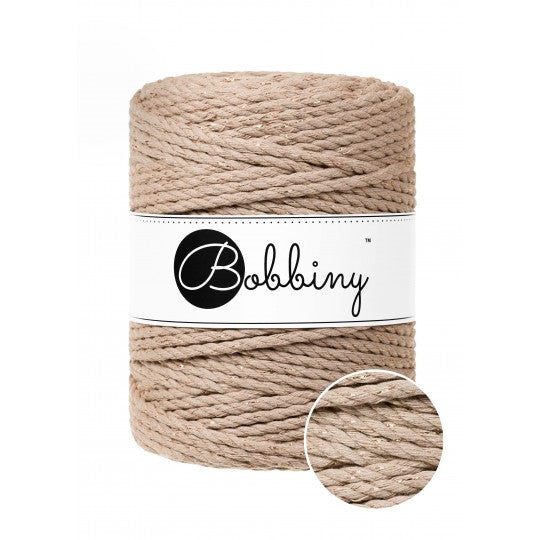 Golden Sand / MACRAME CORD 3PLY 5MM 100M 