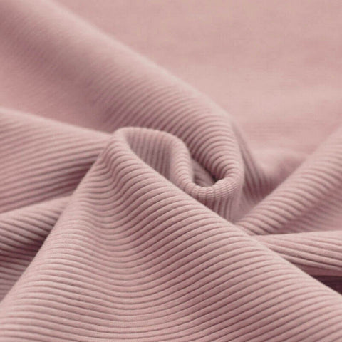 Ottoman Rib Jersey “Nude Pink”