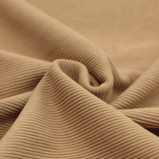 Jersey Côtelé Ottoman « Camel »