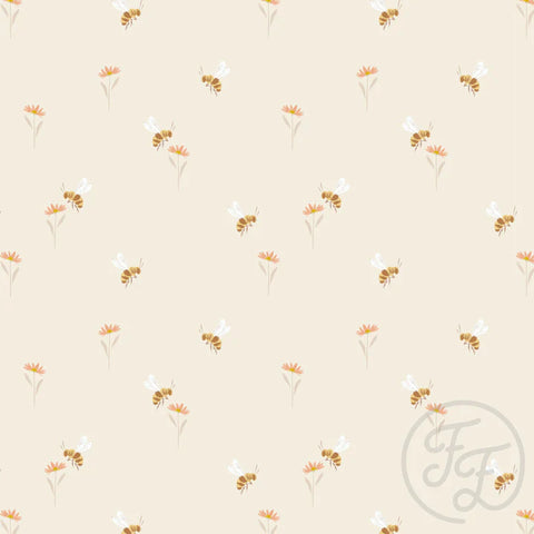 Family Fabrics / Rib 8x4 “Honey Bee Beige”