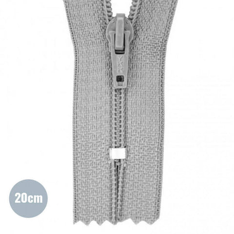 Zipper YKK 20cm “Grey”