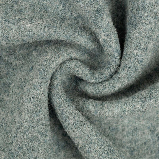 Pure boiled wool melange "Mint"
