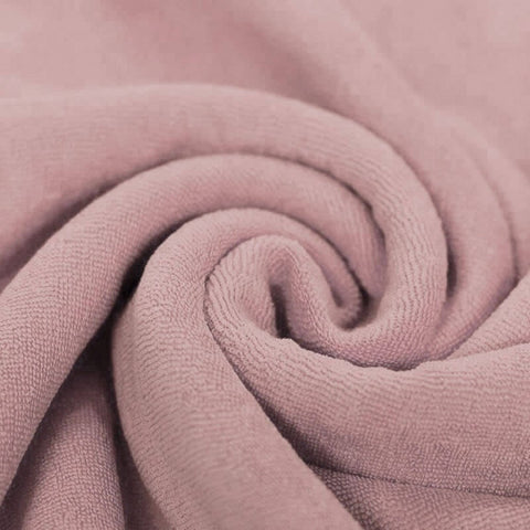 Tissu Eponge Extensible "Rose Nude"