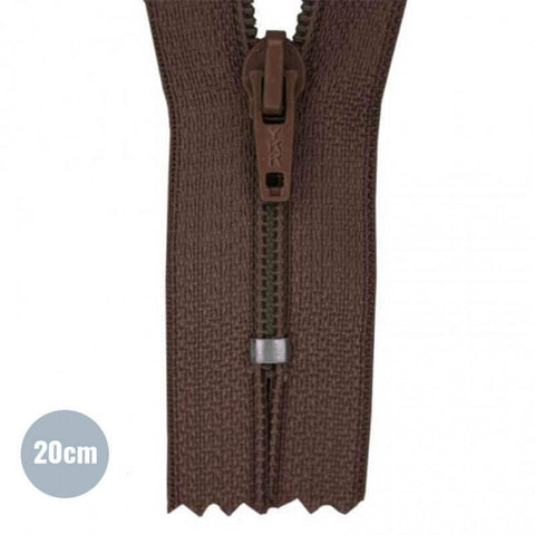 Zipper YKK 20cm “Brown”