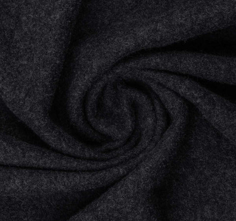 Pure boiled wool melange “Anthracite”