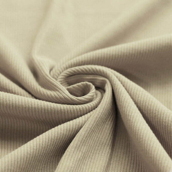 Rib Jersey “Dark Beige”