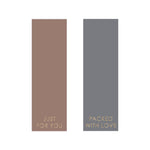 Duo - Label Terra/Grey Gold Stickers (2 Stück)