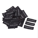 Etiquette artisanale noire (paquet de 10)