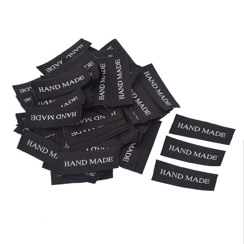 Handmade Label black (pack of 10)