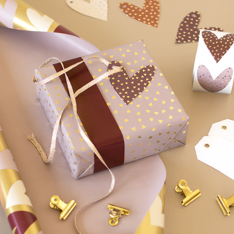 Gift Tags Duo - Hearts All Over (4 Stück)