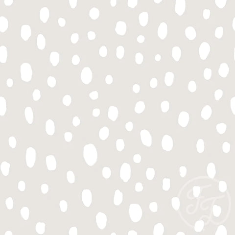 Family Fabrics / Jersey “Dots Gray”