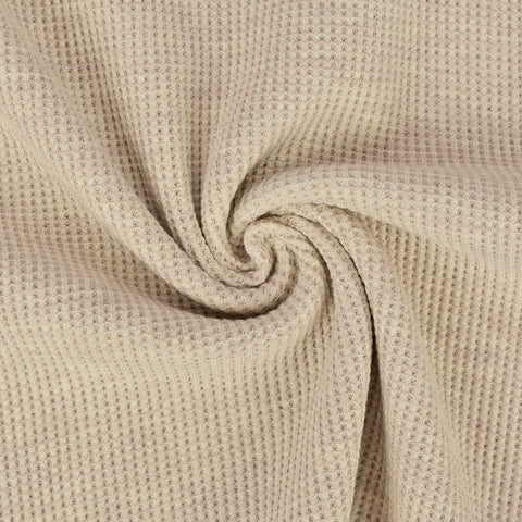 Jersey tricoté gaufré « Beige mélange ll »