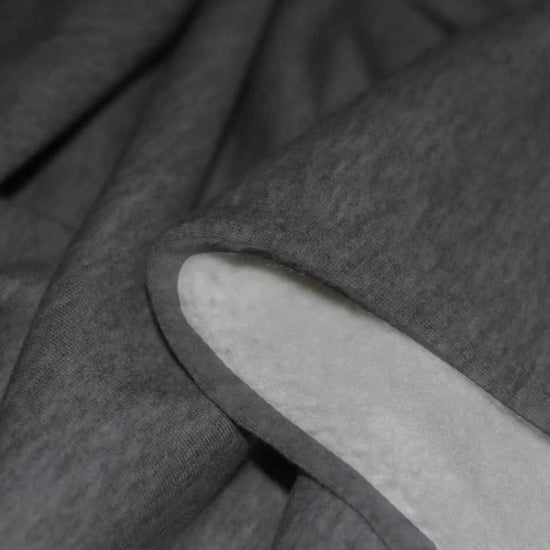 Sweatstoff Jogging melange “Dark Grey”