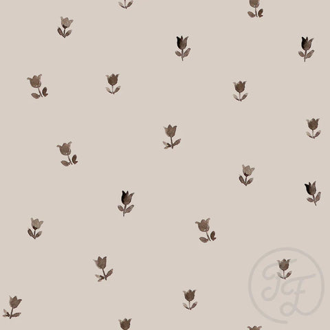 Family Fabrics / Rib 8x4 „Mini Tulips”