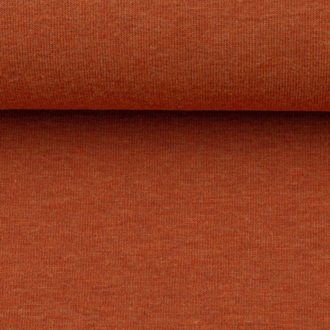 Swafing French Terry Maike melange “Terracotta 714“
