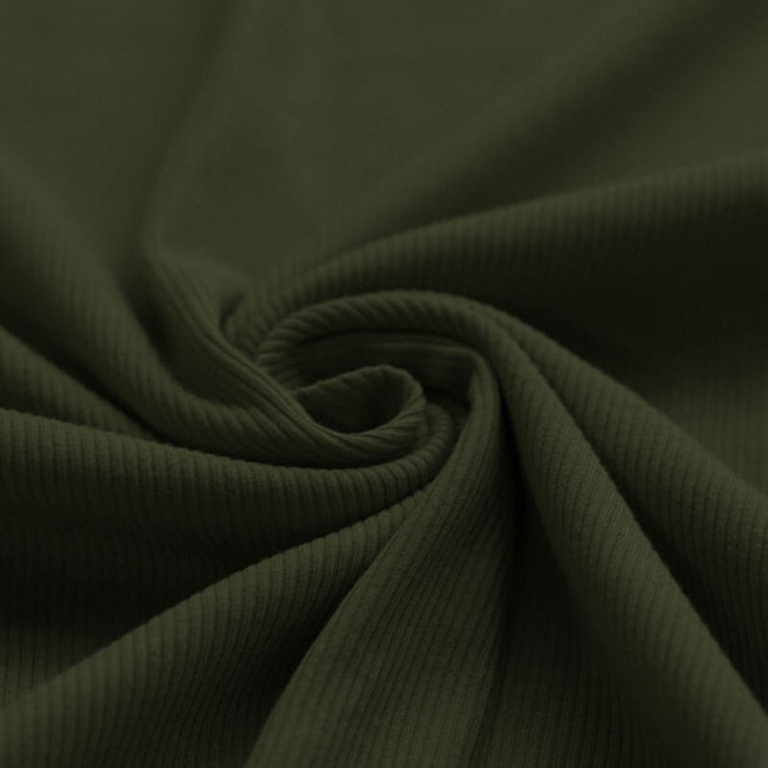 Rib Jersey "Army Green“