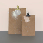 Duo d'étiquettes cadeaux - Capital Gold (2 pièces)