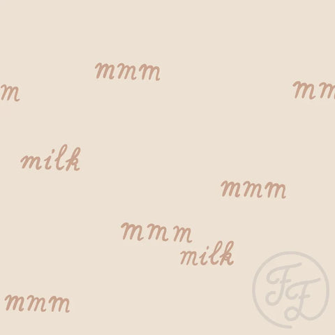 Family Fabrics / Jersey "Milk Beige“
