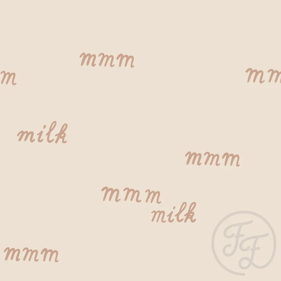 Tissus Famille / Jersey "Beige Lait"