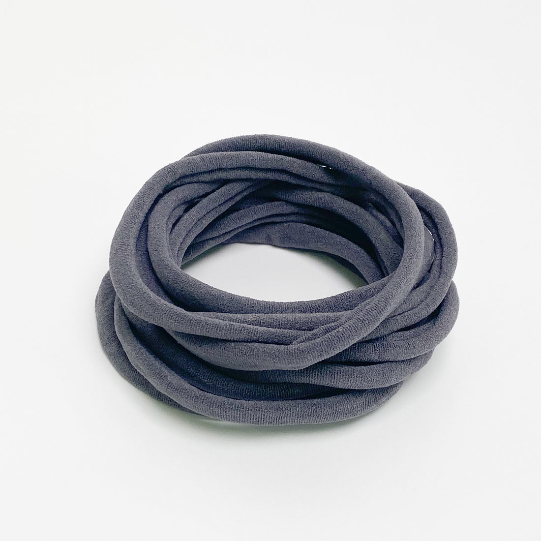 Nylon Haarband "dunkelgrau"
