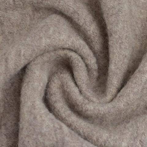 Pure boiled wool melange “light beige”