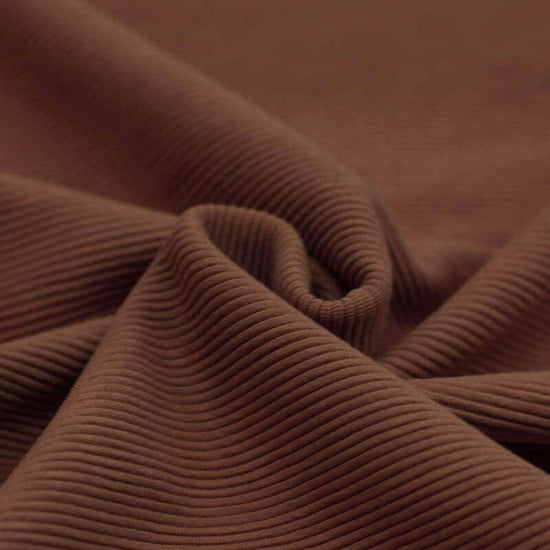 Jersey Côtelé Ottoman « Marron »