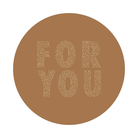 For You - Cognac Stickers (3 Stück)
