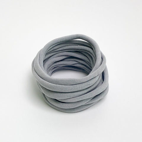 Nylon hairband "grey"