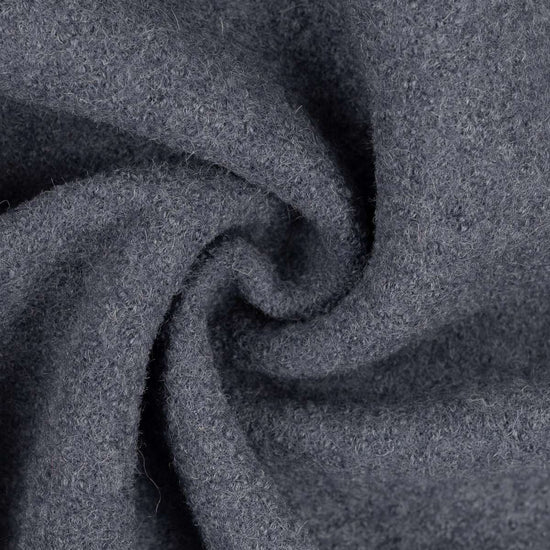 Pure boiled wool “jeans blue”