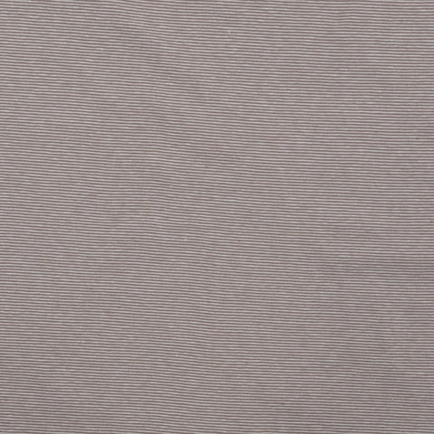 Jersey Rayures « Taupe/Blanc 1mm »