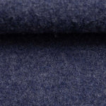 Pure boiled wool melange “dark blue”