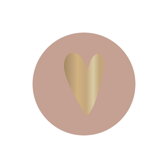 Autocollants Coeur Rose Lumineux (3 pièces)