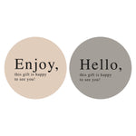 Duo - Enjoy / Hello Stickers (2 pieces)