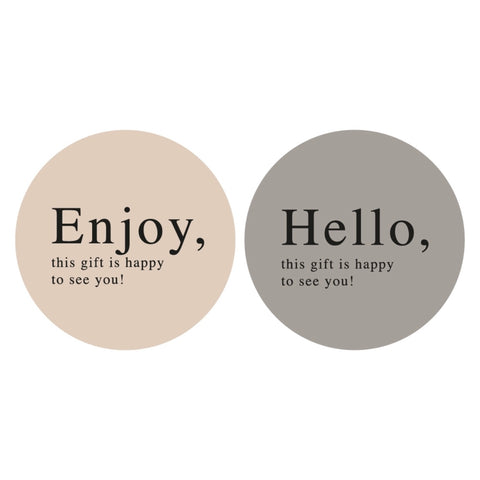 Duo - Enjoy / Hello Stickers (2 pieces)