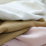 Waffle Knit Jersey “Kamel”