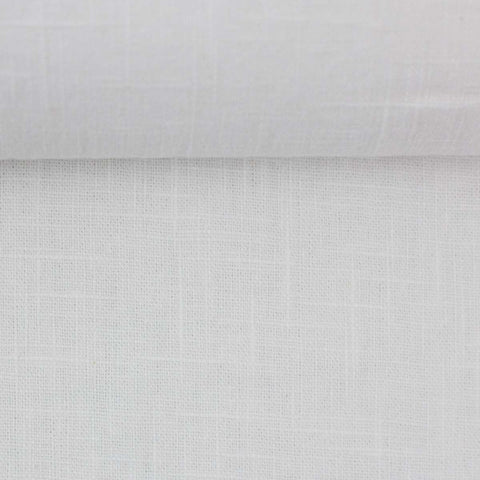 Swafing linen fabric Damiel “white 011”
