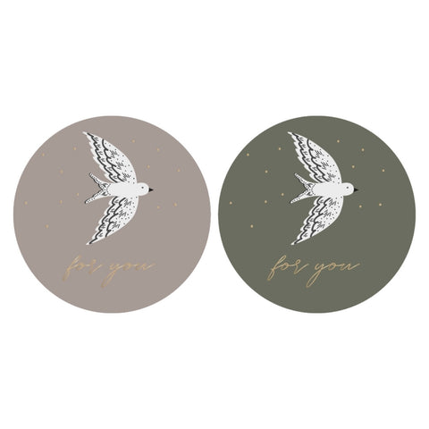 Duo - Stickers Oiseaux (2 pièces)
